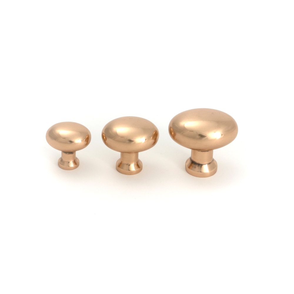 From The Anvil - Polished Bronze Moore Cabinet Knob - 32mm | Sku. 51248 | Trade Door Handles.