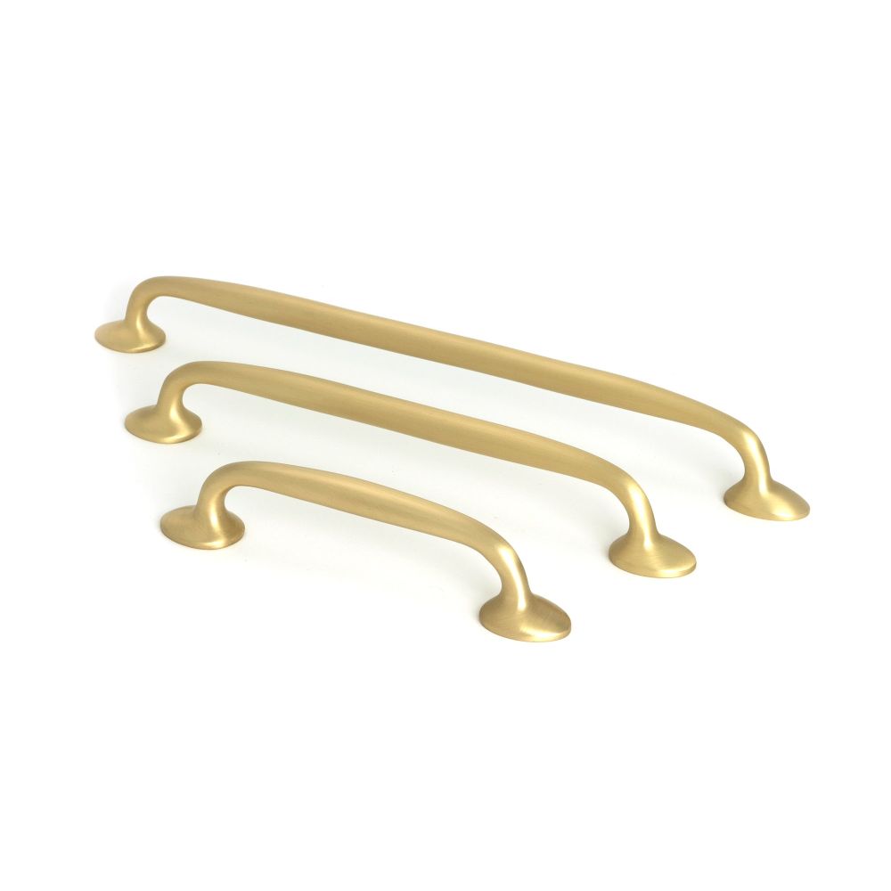 From The Anvil - Satin Brass Moore Pull Handle - Large | Sku. 51261 | Trade Door Handles.