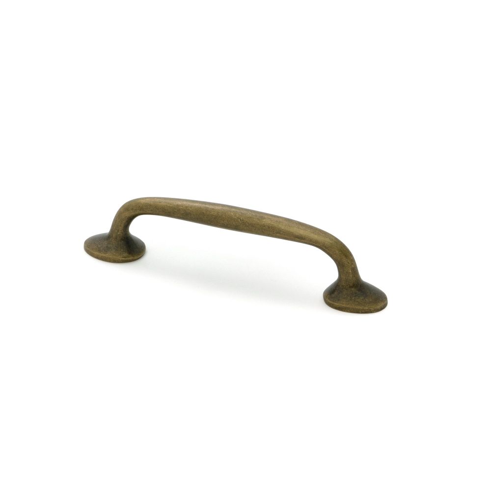 From The Anvil - Burnished Brass Moore Pull Handle - Small | Sku. 51262 | Trade Door Handles.