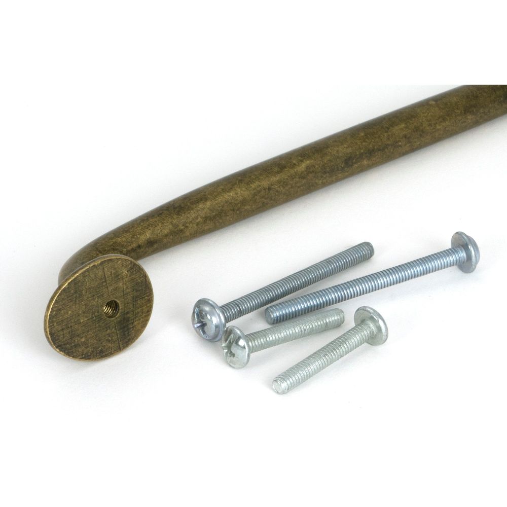 From The Anvil - Burnished Brass Moore Pull Handle - Medium | Sku. 51263 | Trade Door Handles.