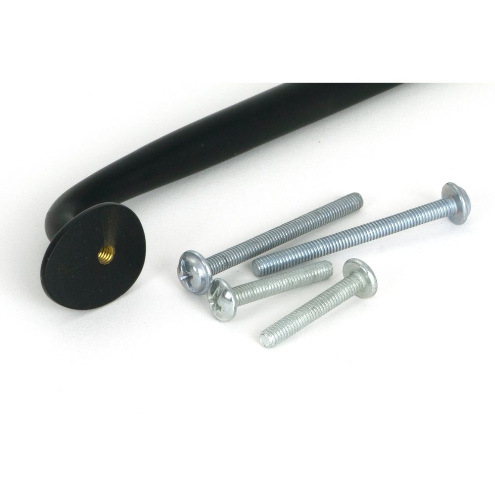 From The Anvil - Matt Black Moore Pull Handle - Large | Sku. 51282 | Trade Door Handles.
