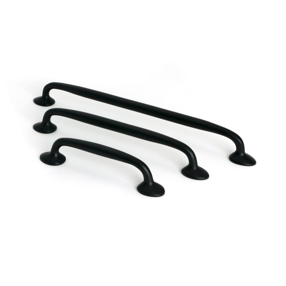 From The Anvil - Matt Black Moore Pull Handle - Large | Sku. 51282 | Trade Door Handles.