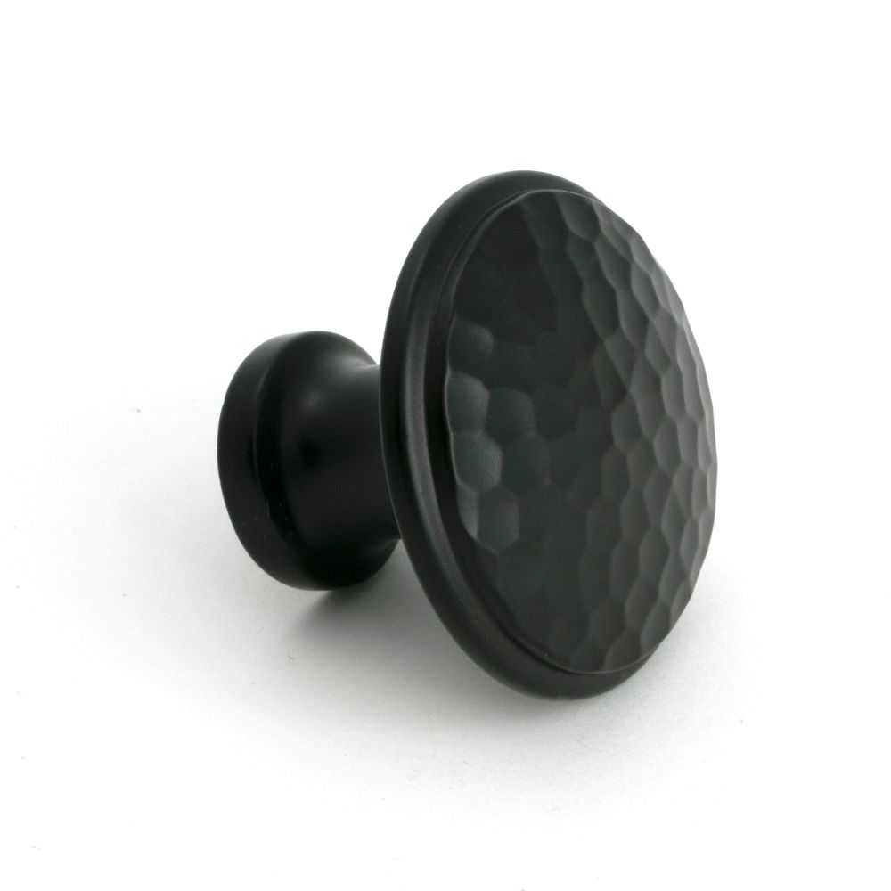 From The Anvil - Aged Bronze Hammered Cabinet Knob - Large | Sku. 51294 | Trade Door Handles.
