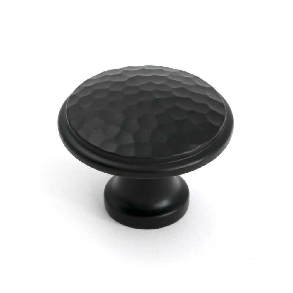 From The Anvil - Aged Bronze Hammered Cabinet Knob - Large | Sku. 51294 | Trade Door Handles.