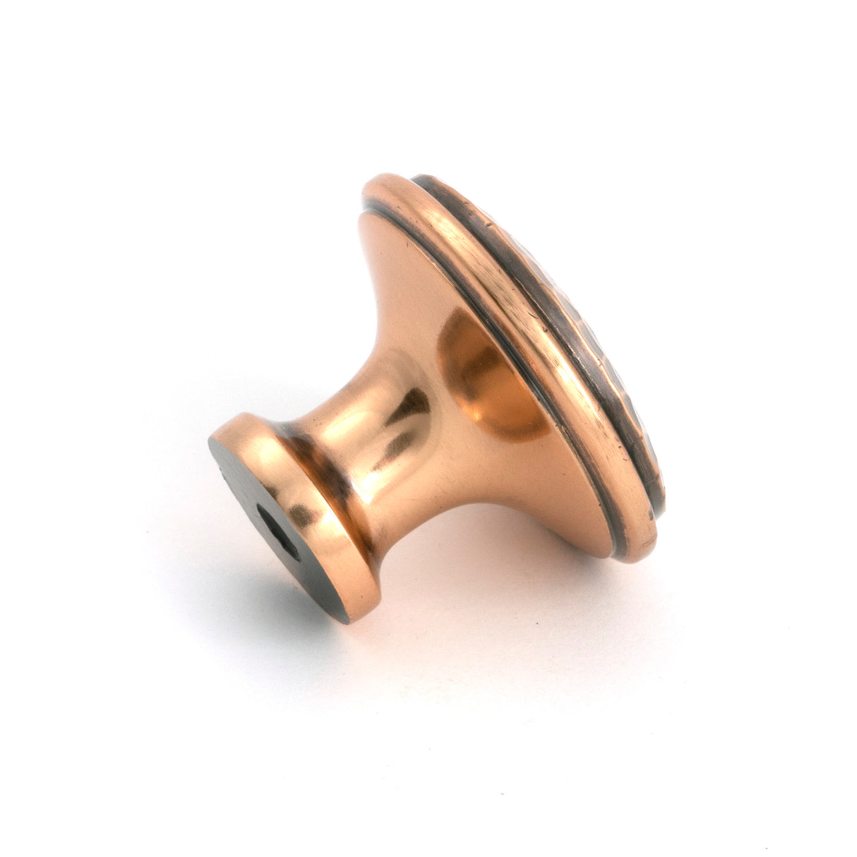 From The Anvil - Polished Bronze Hammered Cabinet Knob - Large | Sku. 51297 | Trade Door Handles.