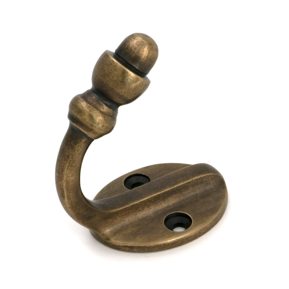 From The Anvil - Burnished Brass Coat Hook | Sku. 51301 | Trade Door Handles.