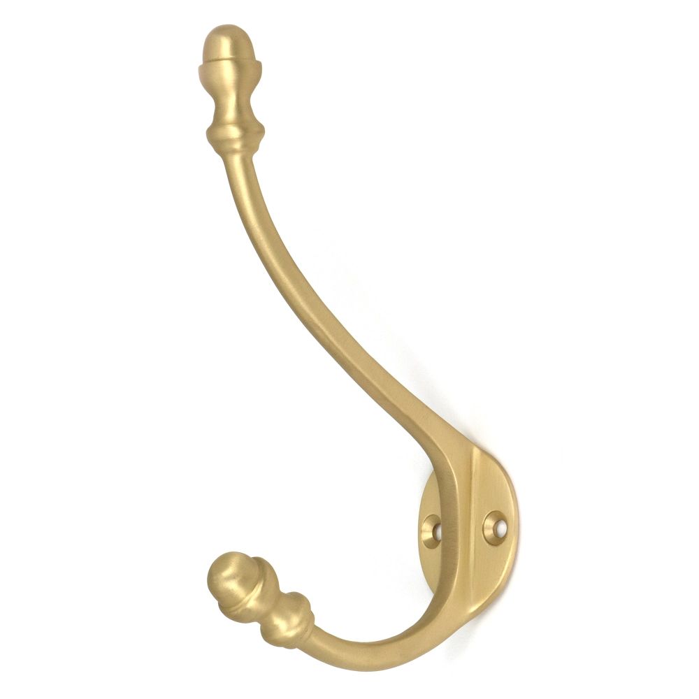 From The Anvil - Satin Brass Hat & Coat Hook | Sku. 51302 | Trade Door Handles.