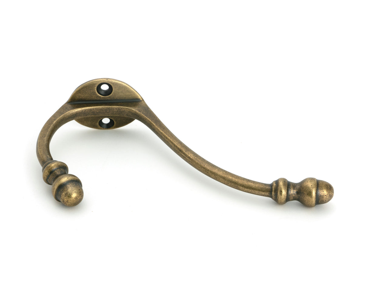 From The Anvil - Burnished Brass Hat & Coat Hook | Sku. 51303 | Trade Door Handles.
