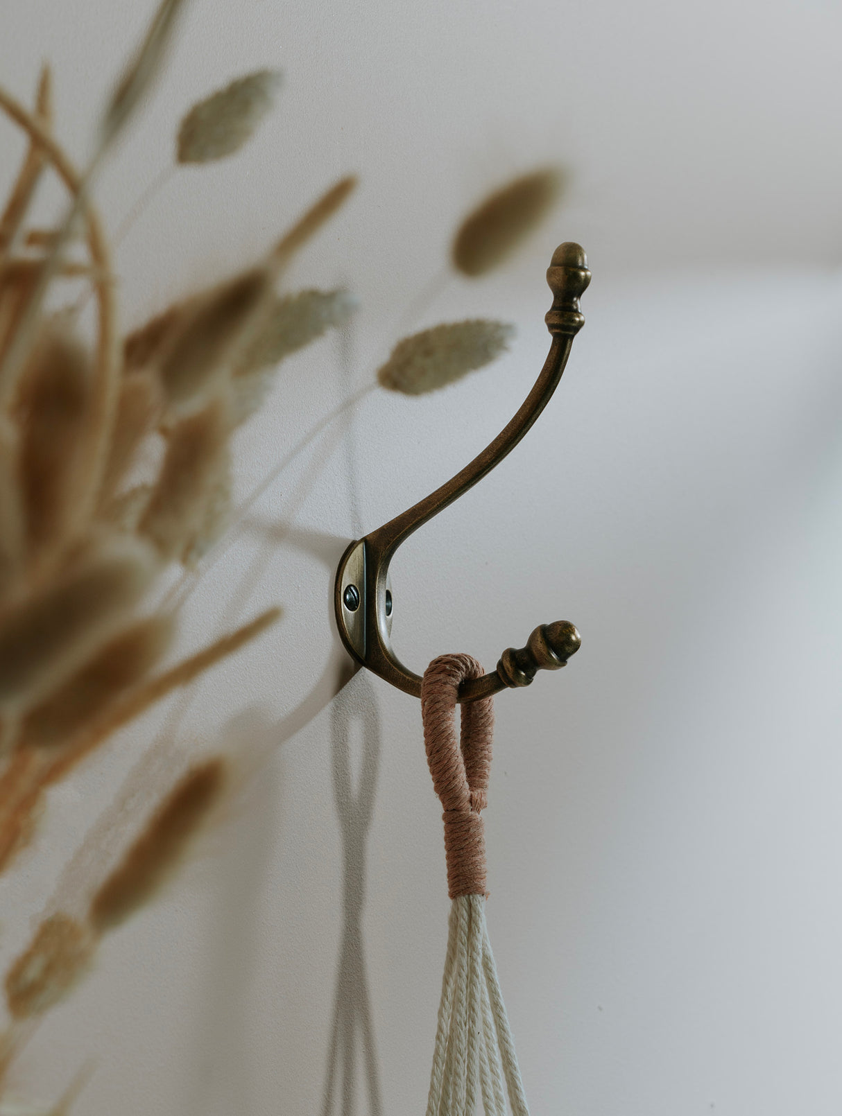 From The Anvil - Burnished Brass Hat & Coat Hook | Sku. 51303 | Trade Door Handles.