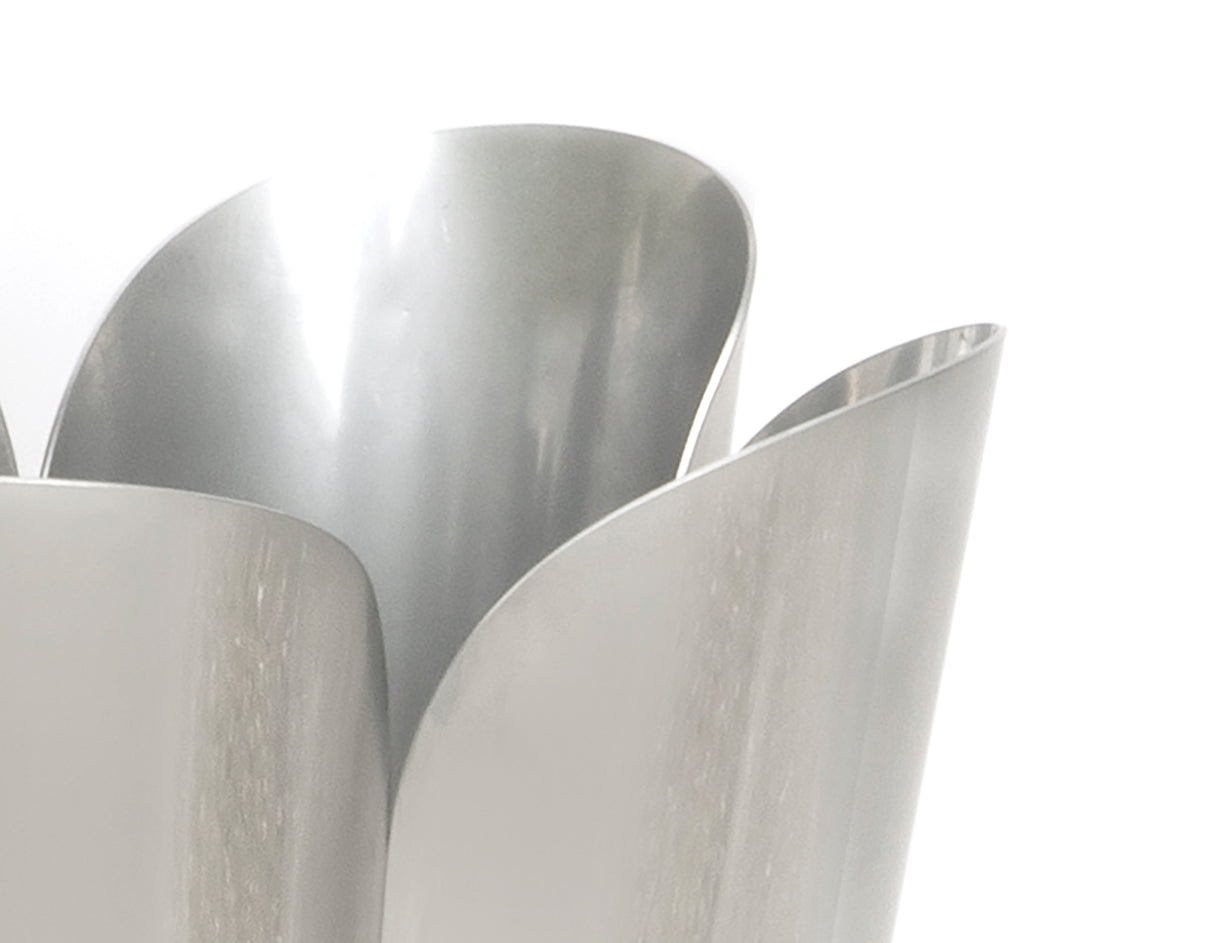 From The Anvil - Satin Marine SS (316) 30cm Flora Pot (Drainage holes) | Sku. 51318 | Trade Door Handles.
