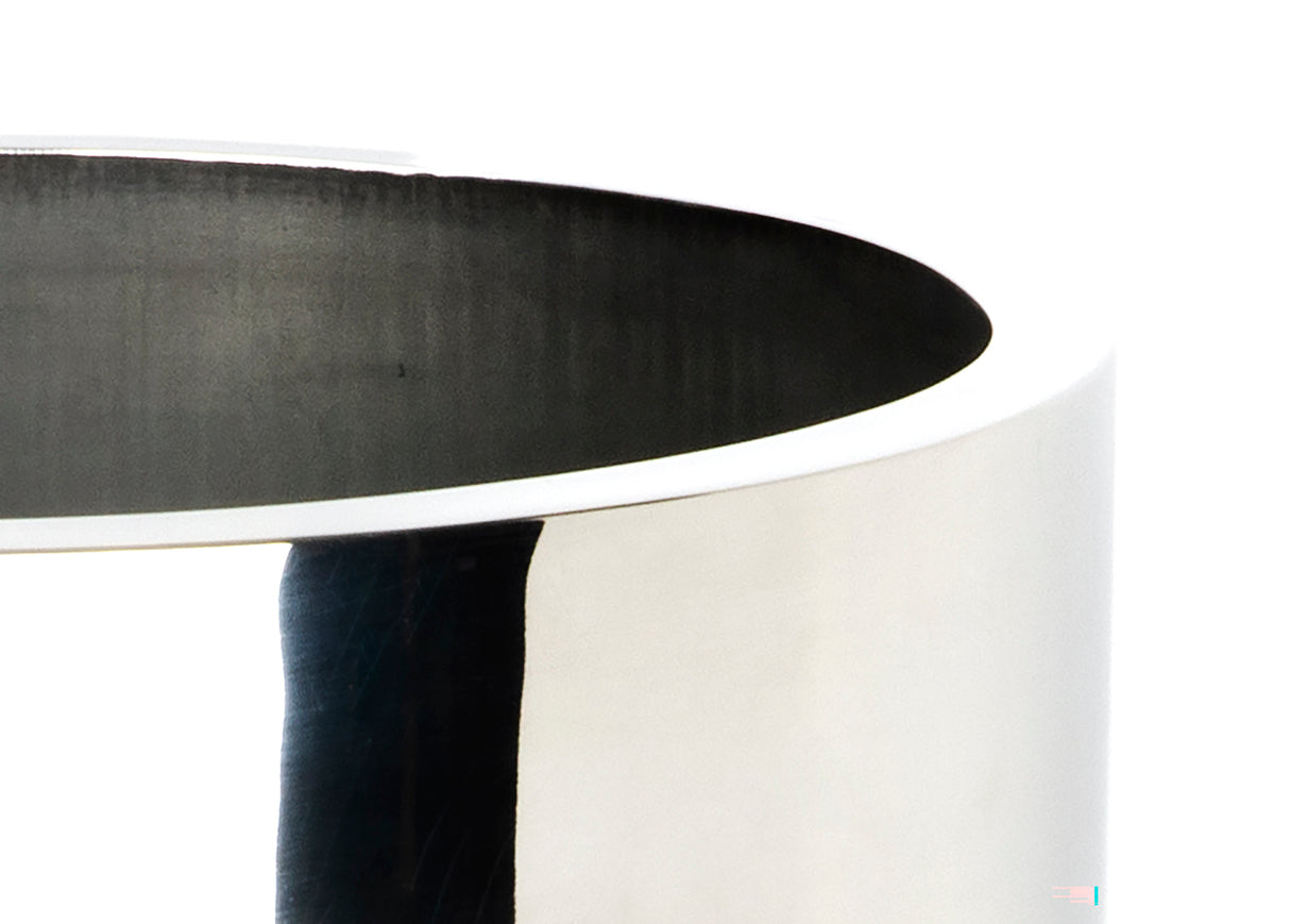 From The Anvil - Polished Marine SS (316) 28cm Newlyn Pot (Drainage holes) | Sku. 51323 | Trade Door Handles.