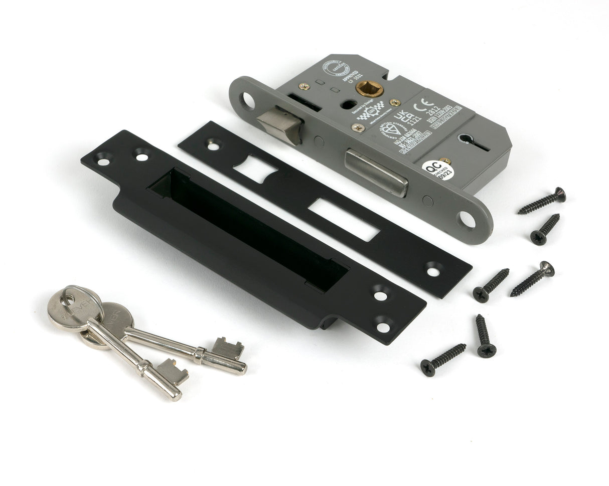 From The Anvil - Aged Bronze 2.5" 5 Lever BS Sash Lock | Sku. 51341 | Trade Door Handles.