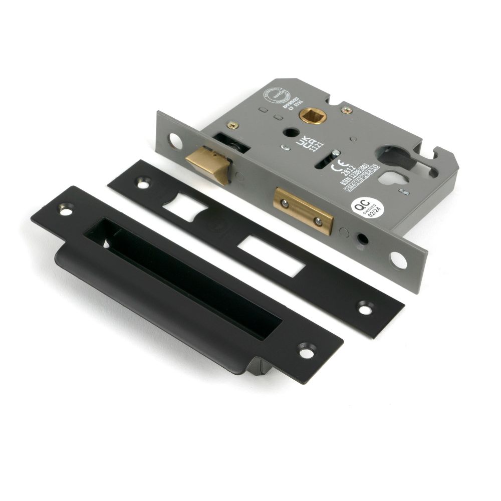 From The Anvil - Aged Bronze 3" Euro Profile Sash Lock | Sku. 51391 | Trade Door Handles.