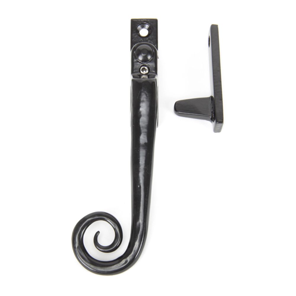 From The Anvil - Black Locking Night-Vent Monkeytail Fastener - LH | Sku. 51417L | Trade Door Handles.