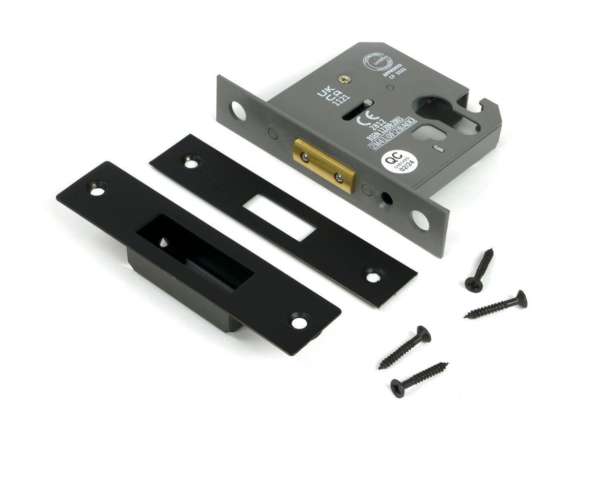 From The Anvil - Aged Bronze 3" Euro Profile Dead Lock | Sku. 51463 | Trade Door Handles.