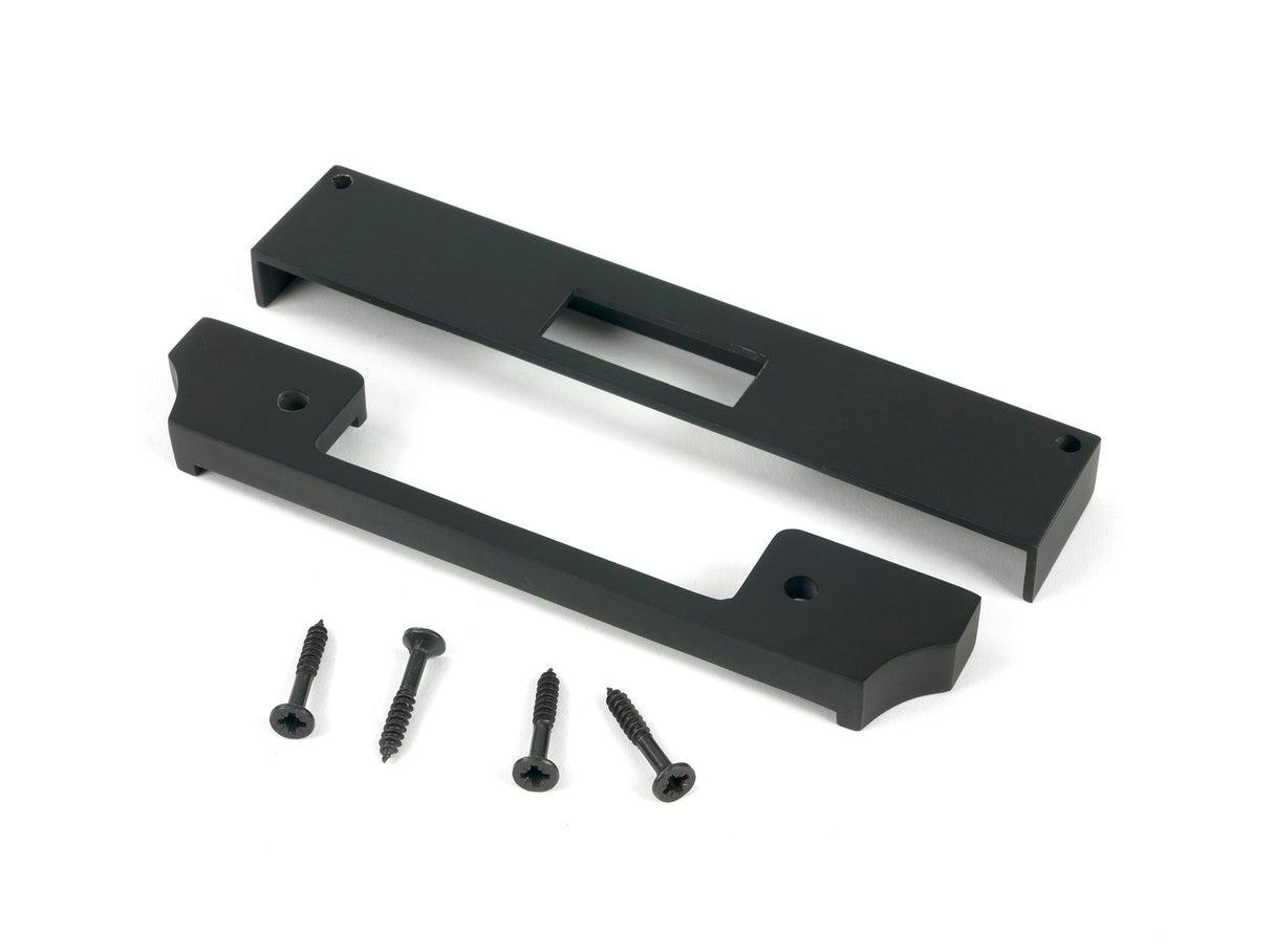 From The Anvil - Aged Bronze Rebate Kit for Euro Dead Lock | Sku. 51473 | Trade Door Handles.