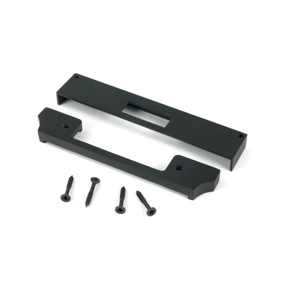 From The Anvil - Aged Bronze Rebate Kit for Euro Dead Lock | Sku. 51473 | Trade Door Handles.