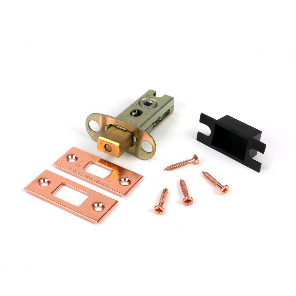 From The Anvil - Polished Bronze 2.5" Heavy Duty Tubular Deadbolt | Sku. 51484 | Trade Door Handles.