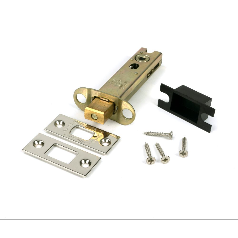 From The Anvil - Polished Nickel 4" Heavy Duty Tubular Deadbolt | Sku. 51700 | Trade Door Handles.