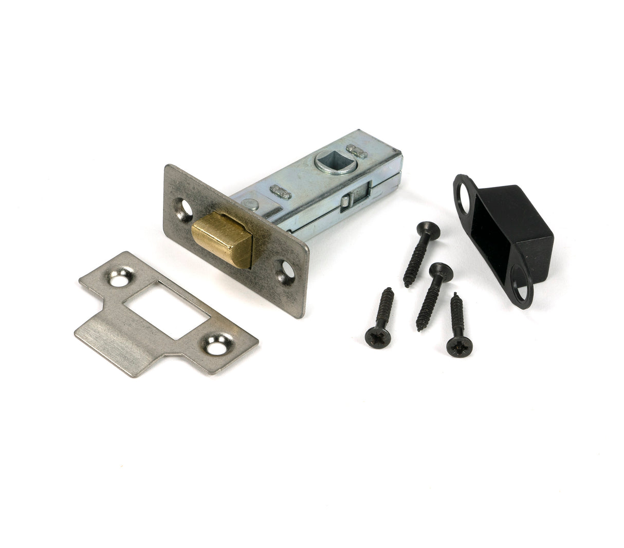 From The Anvil - Pewter 2 Tubular Mortice Latch | Sku. 51724 | Trade Door Handles.