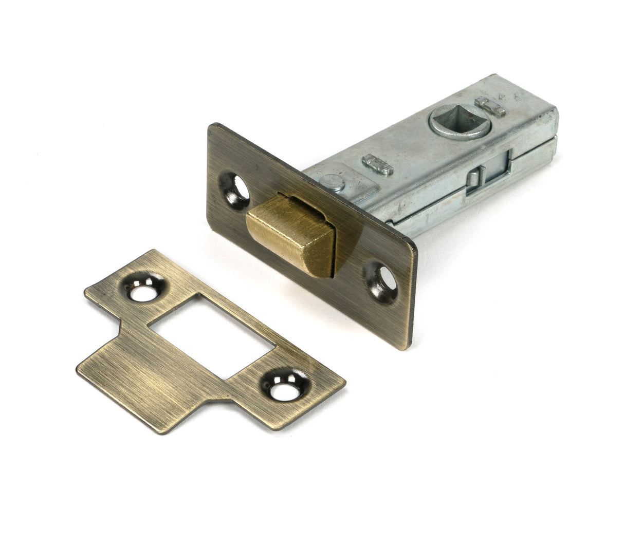 From The Anvil - Aged Brass 2 Tubular Mortice Latch | Sku. 51726 | Trade Door Handles.