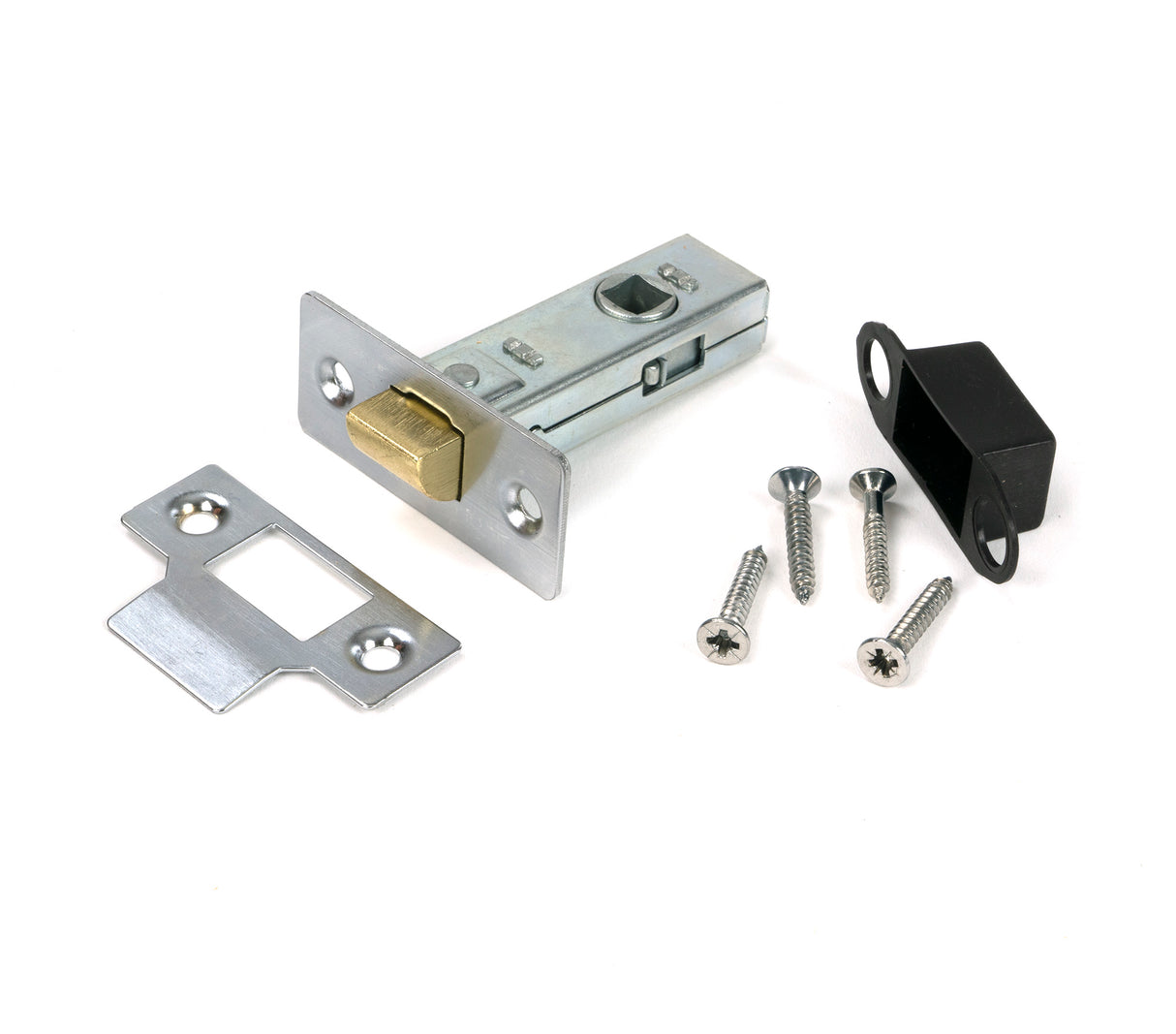 From The Anvil - Satin Chrome 2 Tubular Mortice Latch | Sku. 51729 | Trade Door Handles.