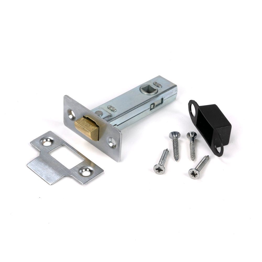 From The Anvil - Satin Chrome 3" Tubular Mortice Latch | Sku. 51737 | Trade Door Handles.