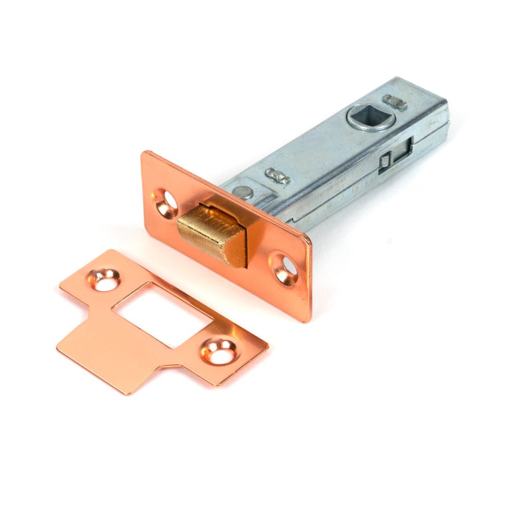 From The Anvil - Polished Bronze 3" Tubular Mortice Latch | Sku. 51739 | Trade Door Handles.