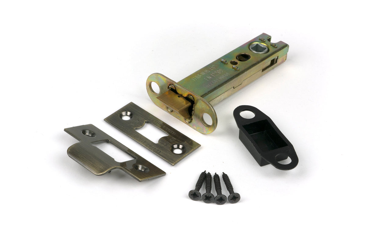 From The Anvil - Aged Brass 4" Heavy Duty Latch | Sku. 51752 | Trade Door Handles.