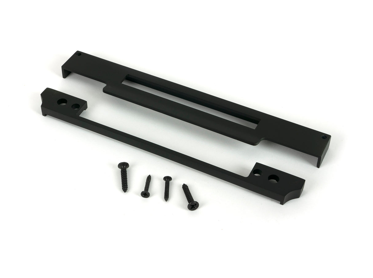 From The Anvil - Aged Bronze Rebate Kit for Euro Din Sash Lock | Sku. 51816 | Trade Door Handles.