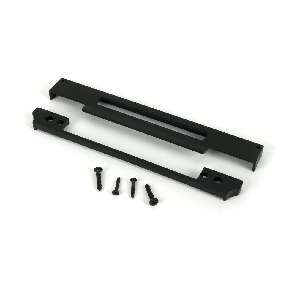 From The Anvil - Aged Bronze Rebate Kit for Euro Din Sash Lock | Sku. 51816 | Trade Door Handles.
