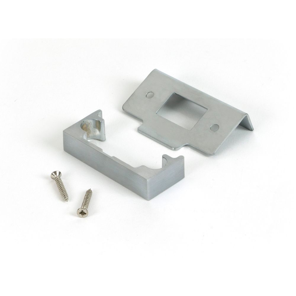 From The Anvil - Satin Chrome Rebate Kit for Tubular Mortice Latch | Sku. 51828 | Trade Door Handles.
