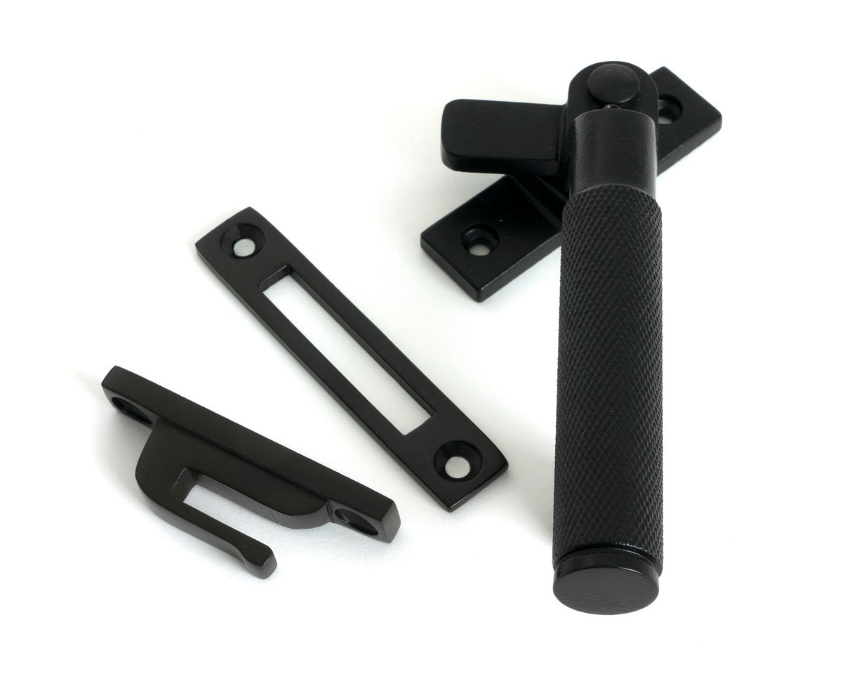 From The Anvil - Matt Black Locking Brompton Fastener - RH | Sku. 51842 | Trade Door Handles.