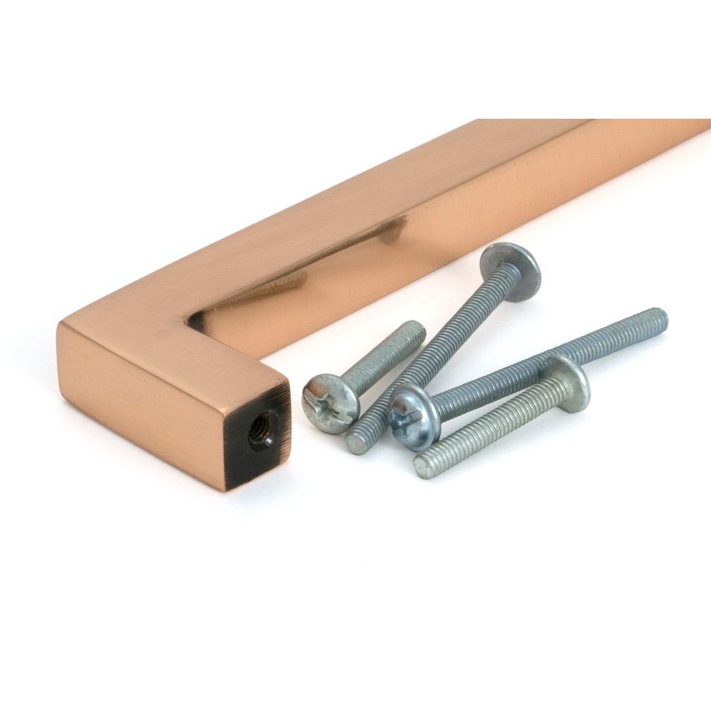 From The Anvil - Polished Bronze Albers Pull Handle - Small | Sku. 51864 | Trade Door Handles.