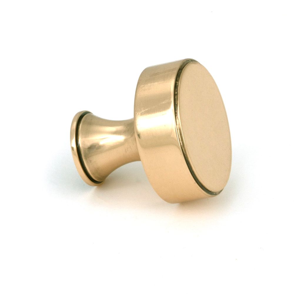 From The Anvil - Polished Bronze Scully Cabinet Knob - 32mm | Sku. 51889 | Trade Door Handles.