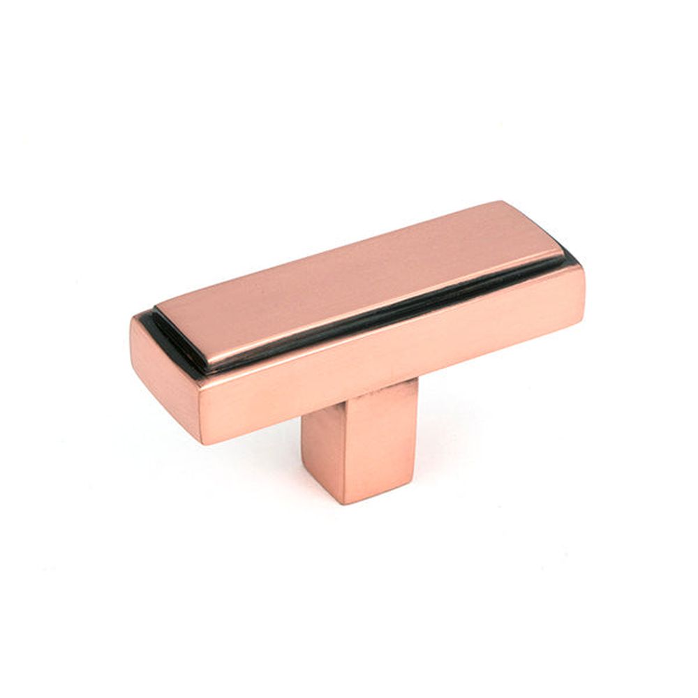 From The Anvil - Polished Bronze Scully T-Bar | Sku. 51891 | Trade Door Handles.
