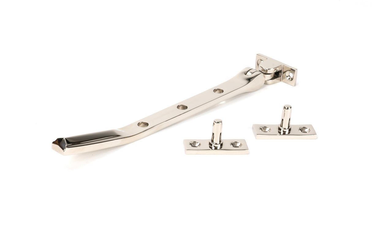 From The Anvil - Polished Nickel Art Deco 8" Stay | Sku. 51897 | Trade Door Handles.