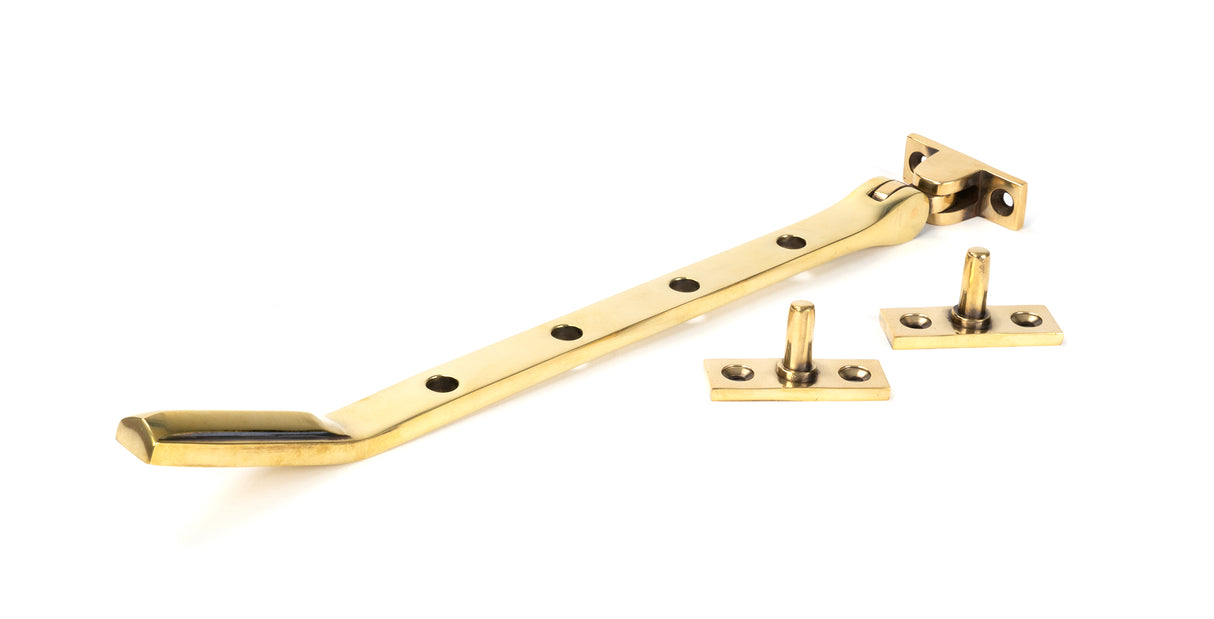 From The Anvil - Aged Brass Art Deco 10" Stay | Sku. 51902 | Trade Door Handles.