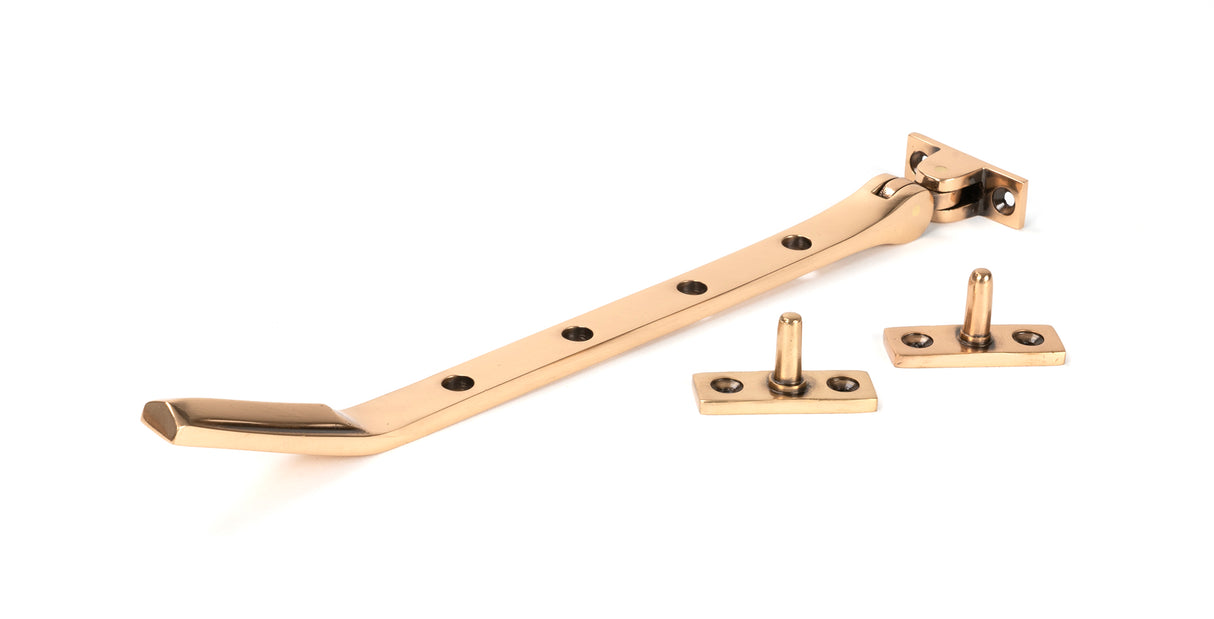 From The Anvil - Polished Bronze Art Deco 10" Stay | Sku. 51906 | Trade Door Handles.