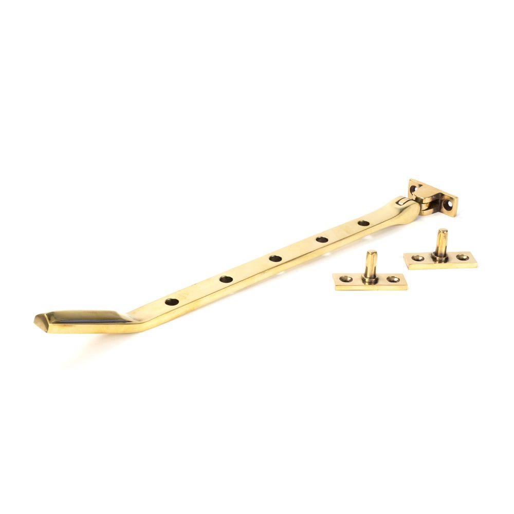 From The Anvil - Aged Brass Art Deco 12" Stay | Sku. 51908 | Trade Door Handles.