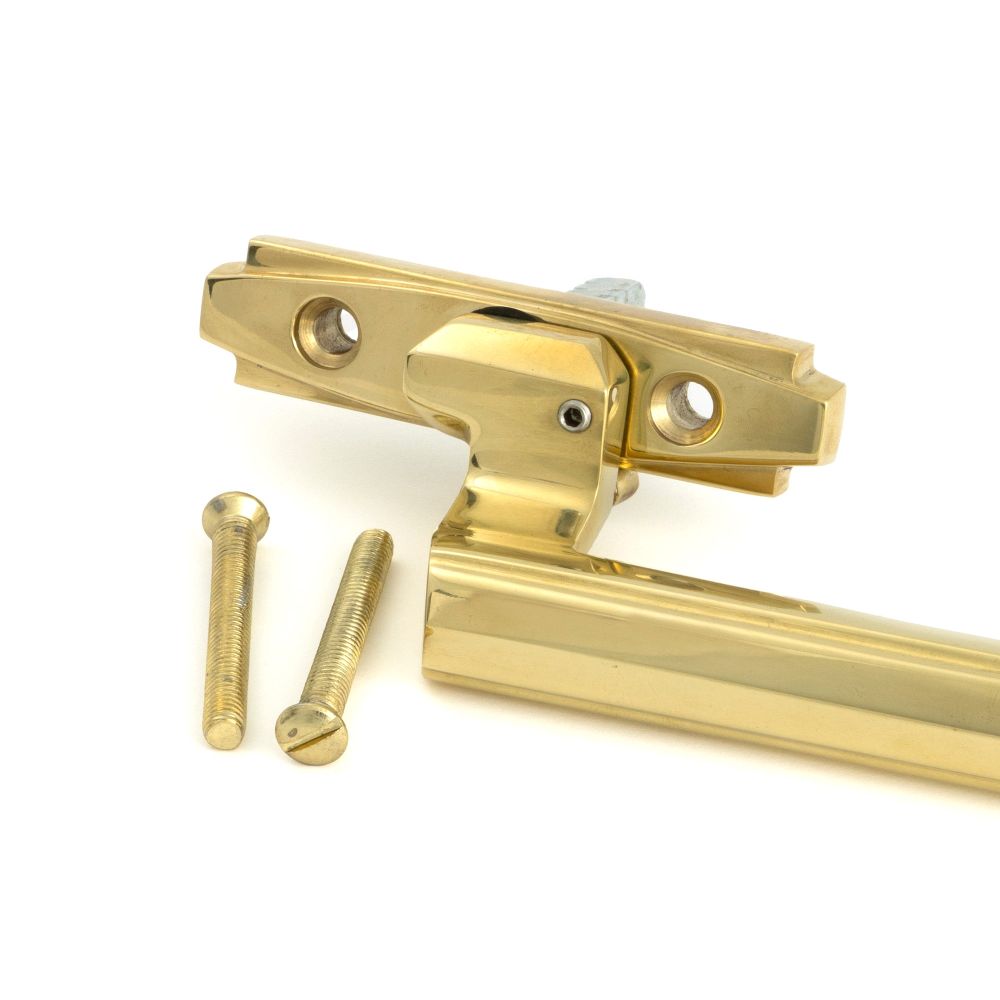 From The Anvil - Polished Brass Art Deco Espag - LH | Sku. 51931 | Trade Door Handles.