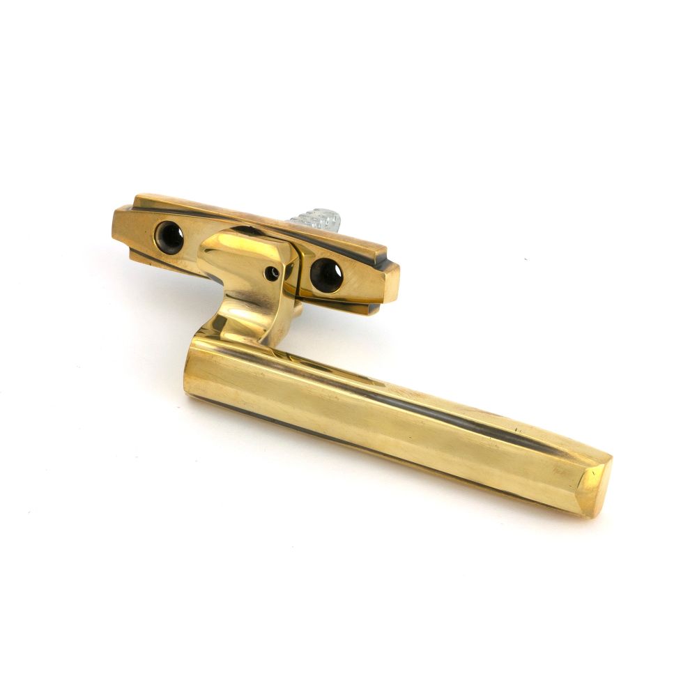 From The Anvil - Aged Brass Art Deco Espag - LH | Sku. 51932 | Trade Door Handles.
