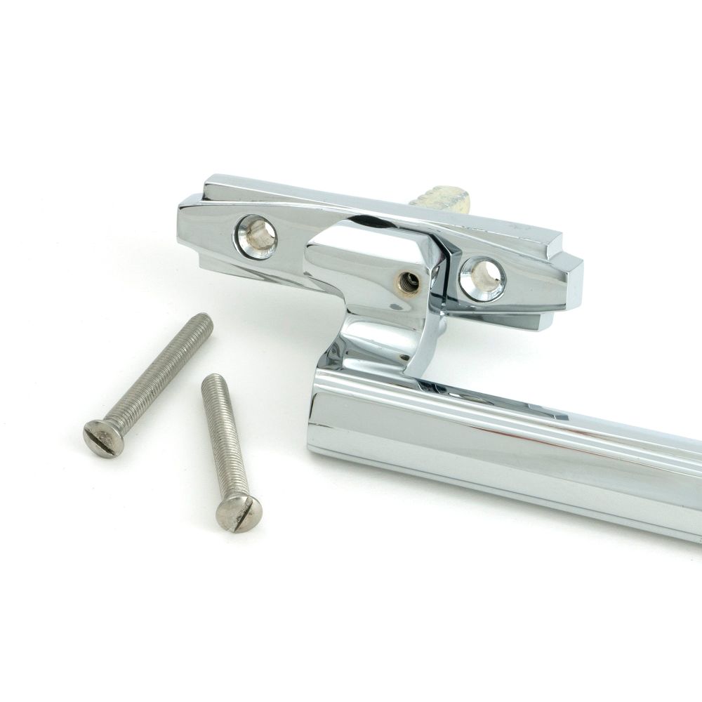 From The Anvil - Polished Chrome Art Deco Espag - LH | Sku. 51934 | Trade Door Handles.