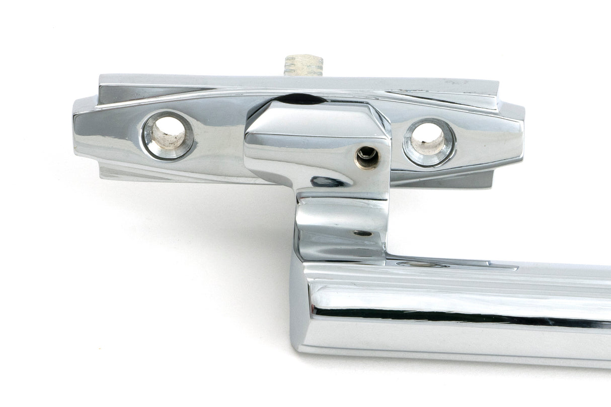 From The Anvil - Polished Chrome Art Deco Espag - LH | Sku. 51934 | Trade Door Handles.