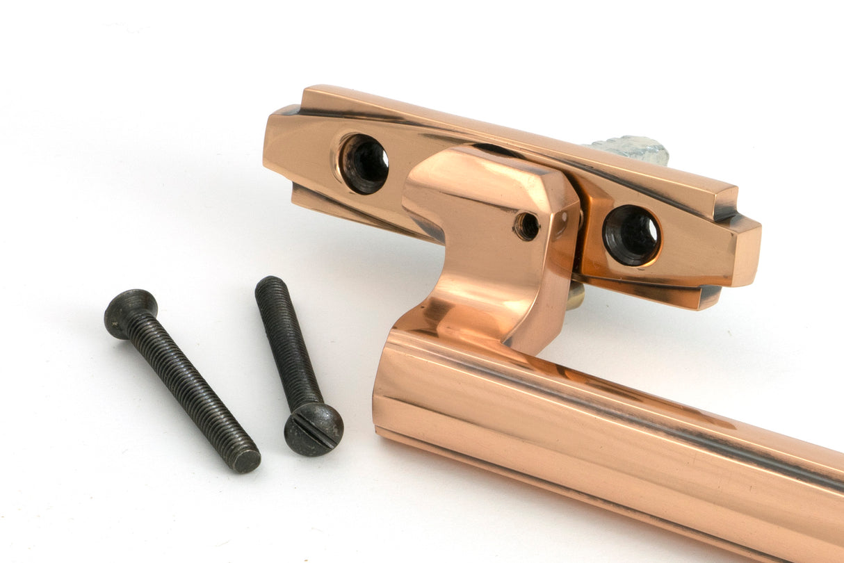 From The Anvil - Polished Bronze Art Deco Espag - LH | Sku. 51936 | Trade Door Handles.