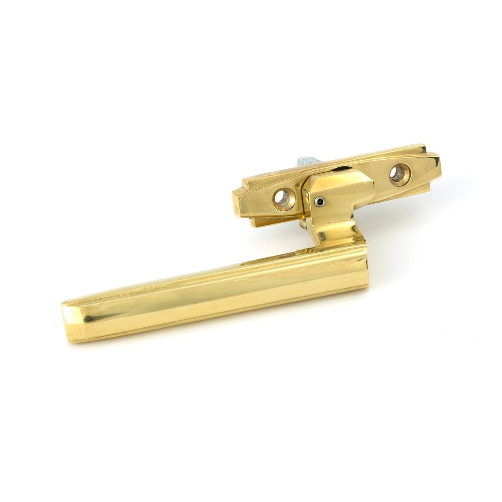 From The Anvil - Polished Brass Art Deco Espag - RH | Sku. 51945 | Trade Door Handles.
