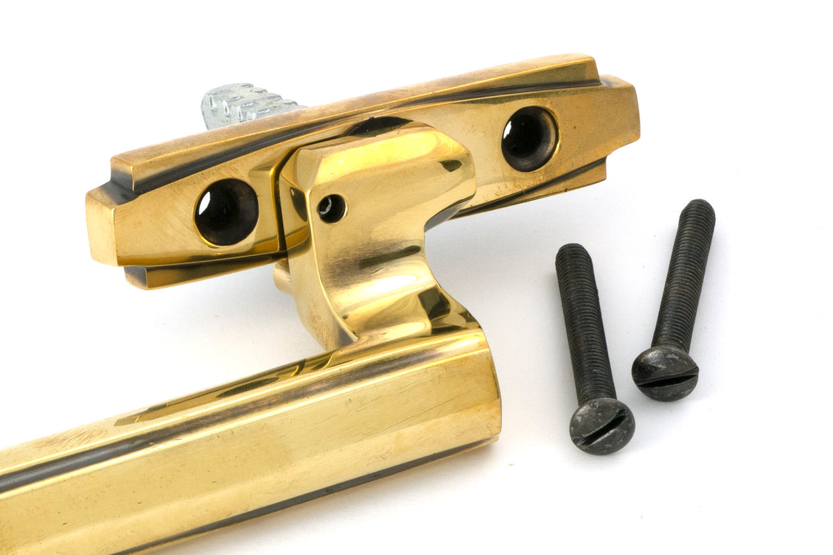 From The Anvil - Aged Brass Art Deco Espag - RH | Sku. 51946 | Trade Door Handles.