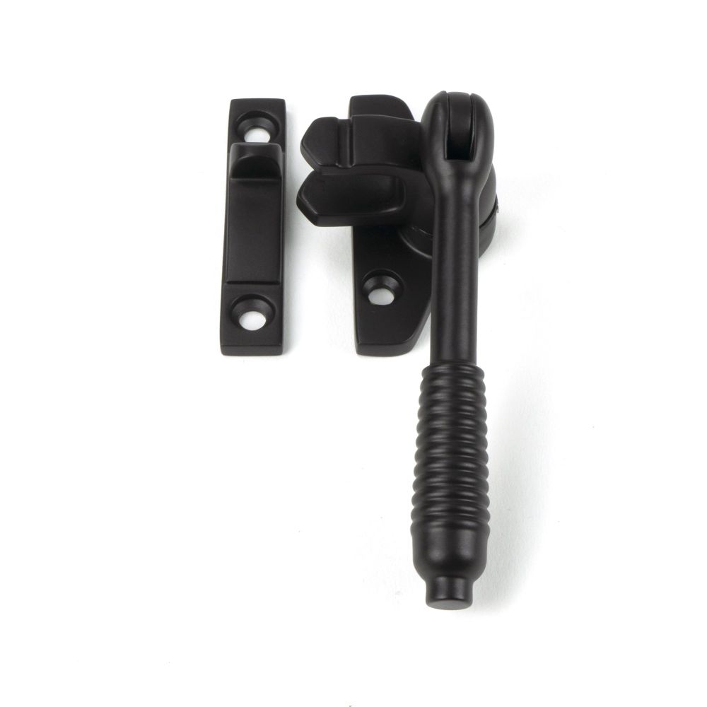 From The Anvil - Aged Bronze Night-Vent Locking Reeded Fastener (Steel Window) | Sku. 51993 | Trade Door Handles.