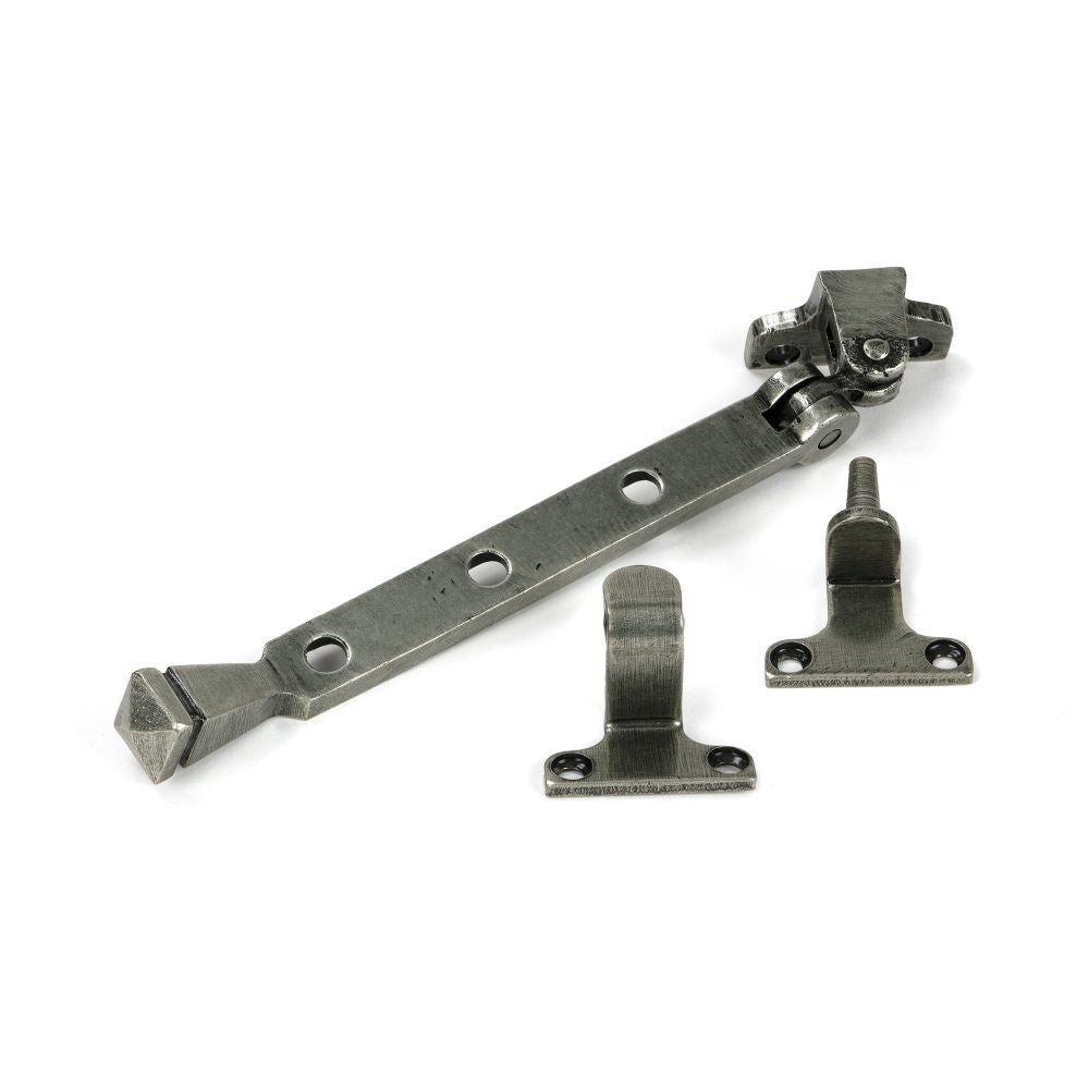 From The Anvil - Pewter 8" Avon Stay (Steel Window) | Sku. 52009 | Trade Door Handles.