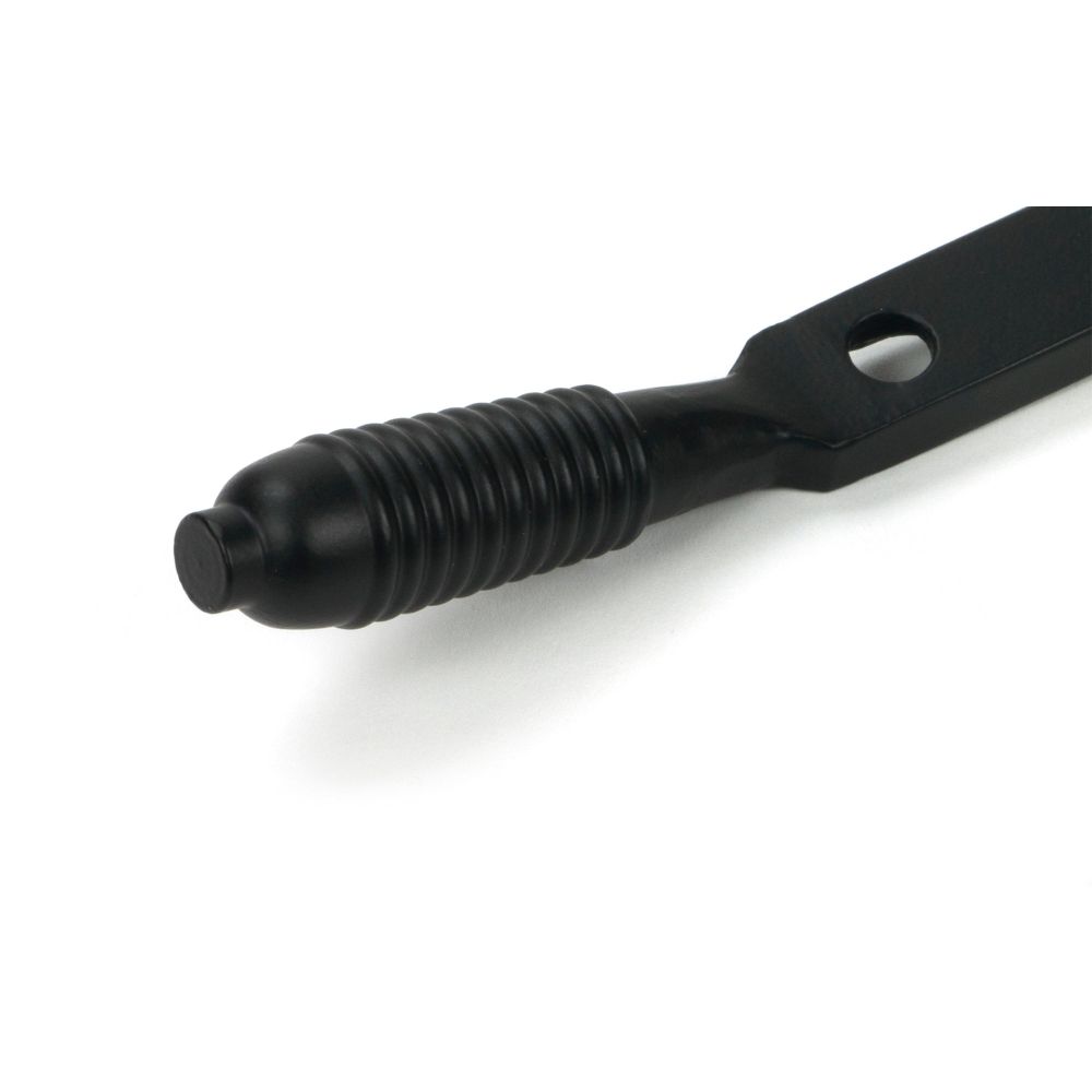 From The Anvil - Matt Black 10" Reeded Stay (Steel Window) | Sku. 52020 | Trade Door Handles.
